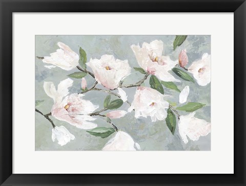 Framed Soft Pink Magnolias Print