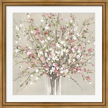 Framed Peach Blossom Print