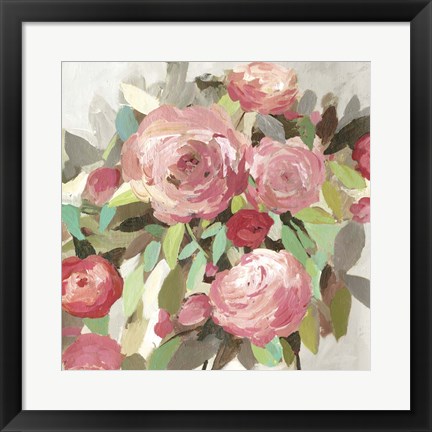 Framed Faded Roses Print