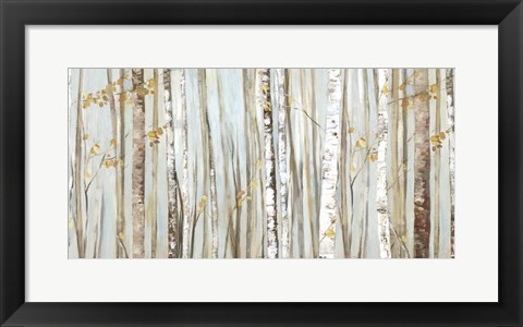 Framed Birchscape I Print