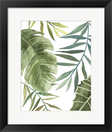 Framed Tropical Mix II Print