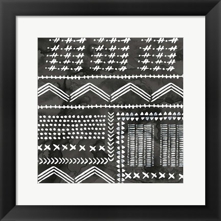 Framed African III Black Version Print