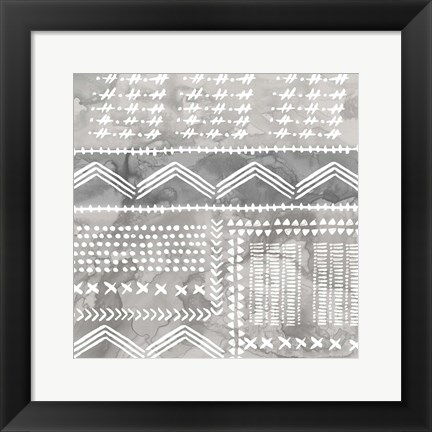 Framed African III Neutral Version Print