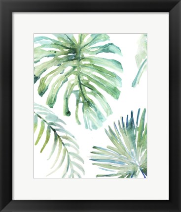 Framed Palm Leaf Variation Print