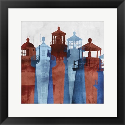 Framed Lighthouse II Print