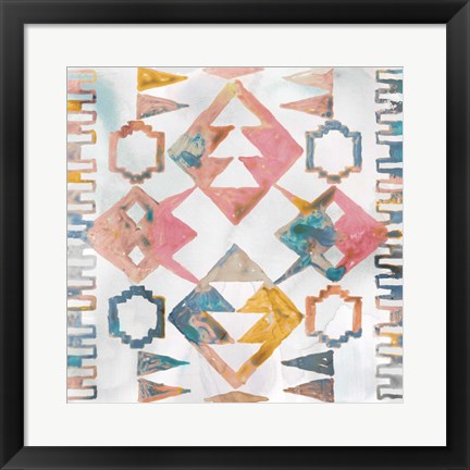 Framed Aztec Impressions II Print