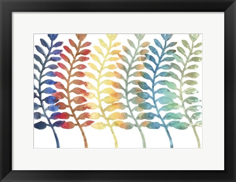 Framed Fresh Ferns Print