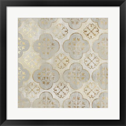 Framed Golden Impressions II Print