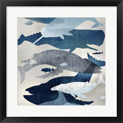 Framed Whale Watching I Print