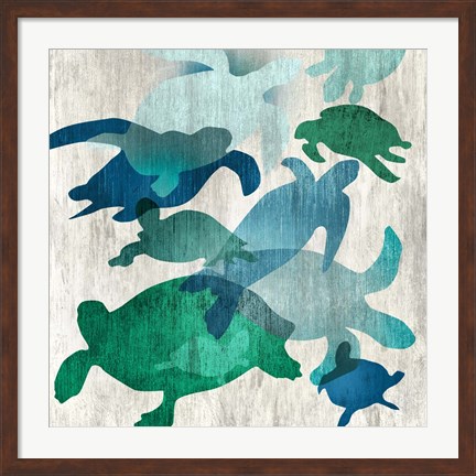 Framed Leatherback II Print