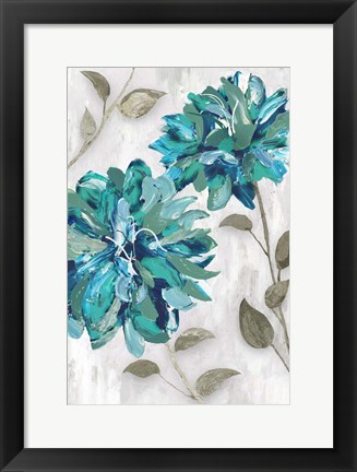 Framed Blooms II Print