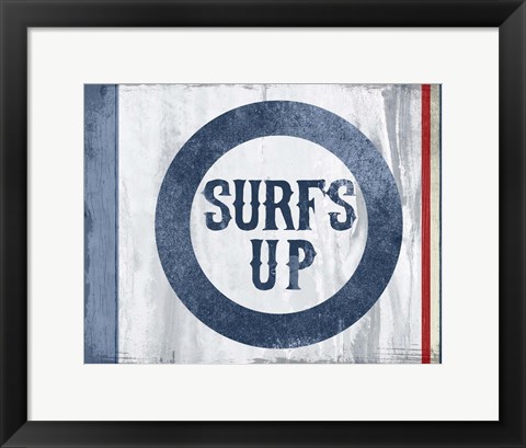 Framed Surfs Up Print