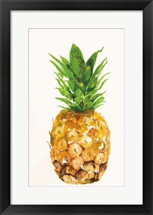 Framed Pineapple I Print