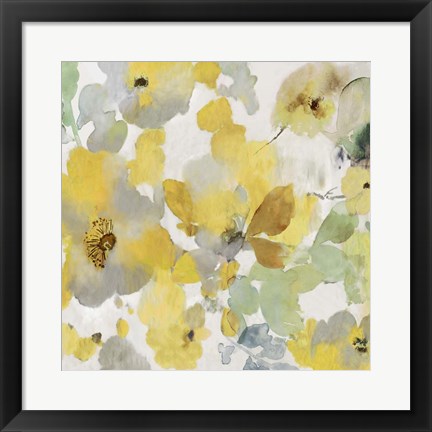 Framed Sunny Floral II Print