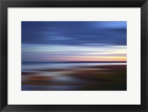 Framed Blue on the Horizon Print