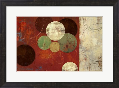 Framed Round and Round Print