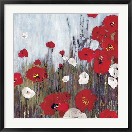 Framed Passion Poppies II Print