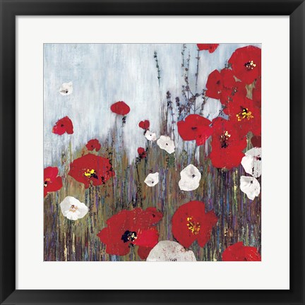 Framed Passion Poppies II Print