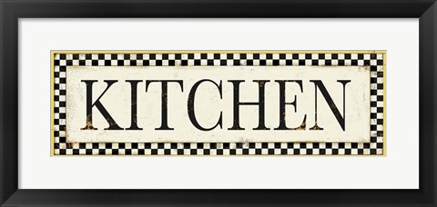 Framed Kitchen Print