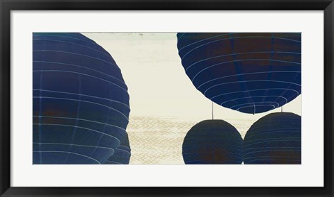 Framed Midnight Lanterns II Print