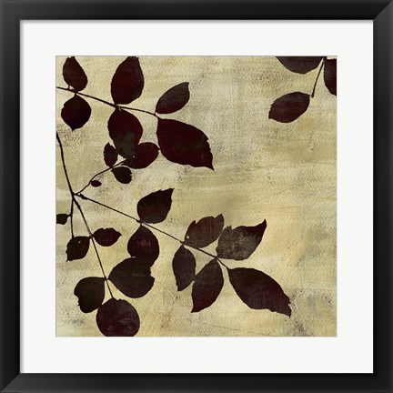 Framed Leaf Study Print