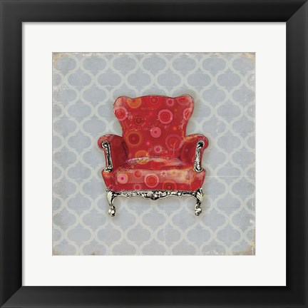 Framed Bergere IV Print