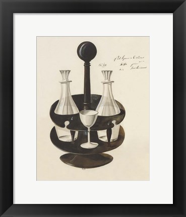 Framed Carafe I Print