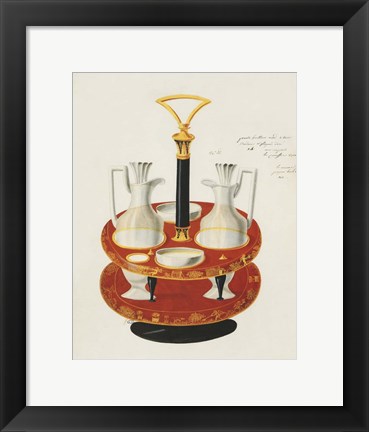 Framed Carafe III Print