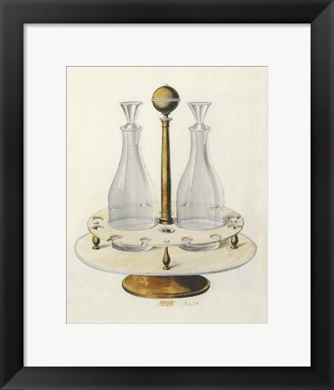 Framed Carafe VI Print