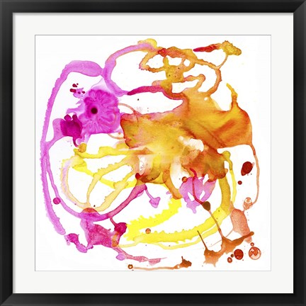 Framed Watercolour Abstract IV Print