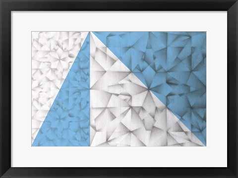 Framed Triangles Squared Print