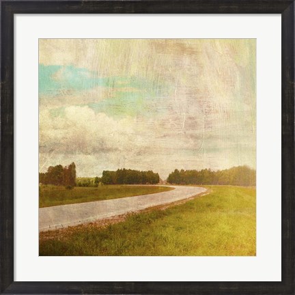 Framed Vintage Road Print