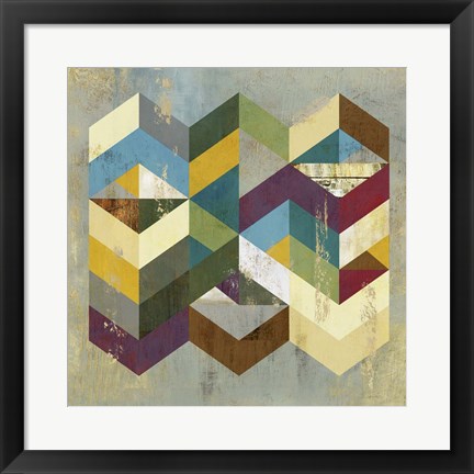 Framed Geometrics I Print