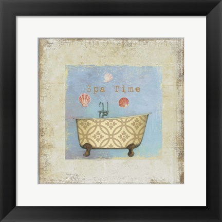 Framed Spa Time Print