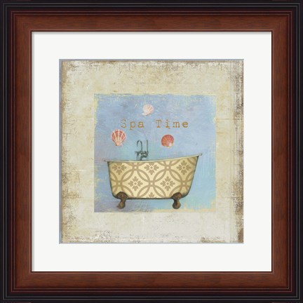 Framed Spa Time Print