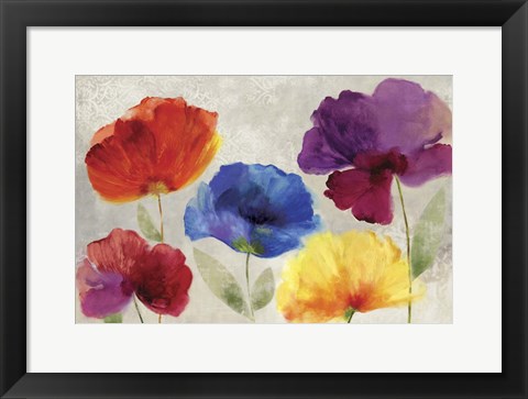 Framed Jewel Florals Print