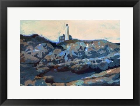 Framed Lighthouse Print