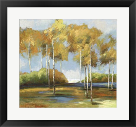 Framed Breezy Birches Print