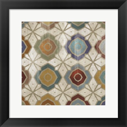 Framed Gallactica Tile III Print