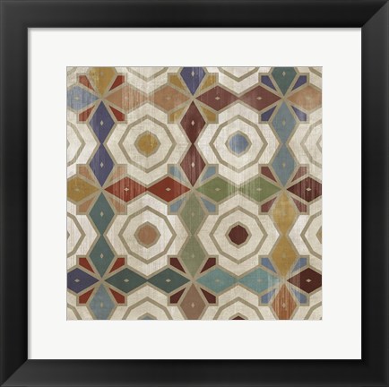 Framed Gallactica Tile IV Print