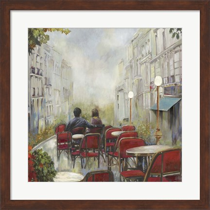 Framed Paris Cafe Print