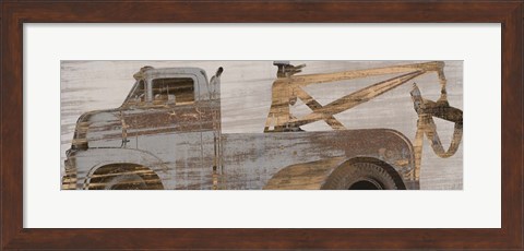 Framed Trucks Curve Print