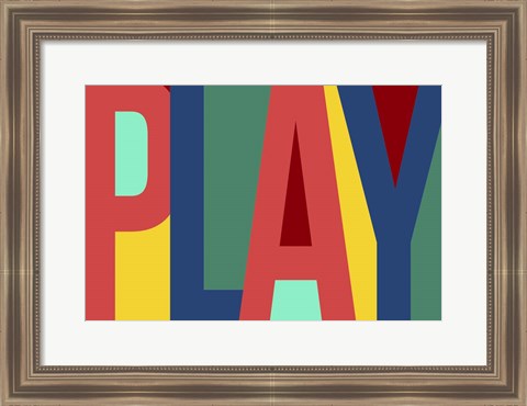 Framed Play Print