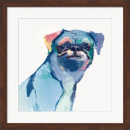 Framed Snug Watercolor Print