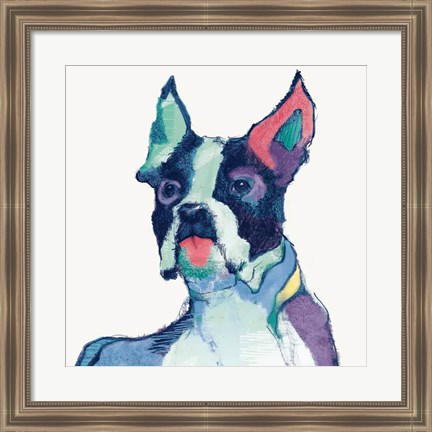 Framed Ulysses Watercolor Pastel Print