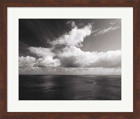 Framed Looking Out BW with Border Print