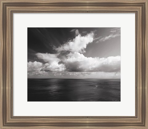 Framed Looking Out BW with Border Print