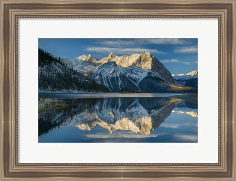 Framed Kananaskis Lake Reflection Print