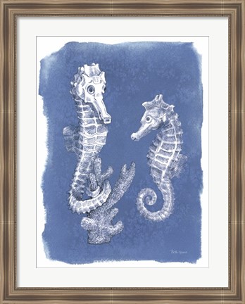 Framed Coastal Sea Life V Print