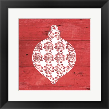 Framed Nordic Holiday XIV Print